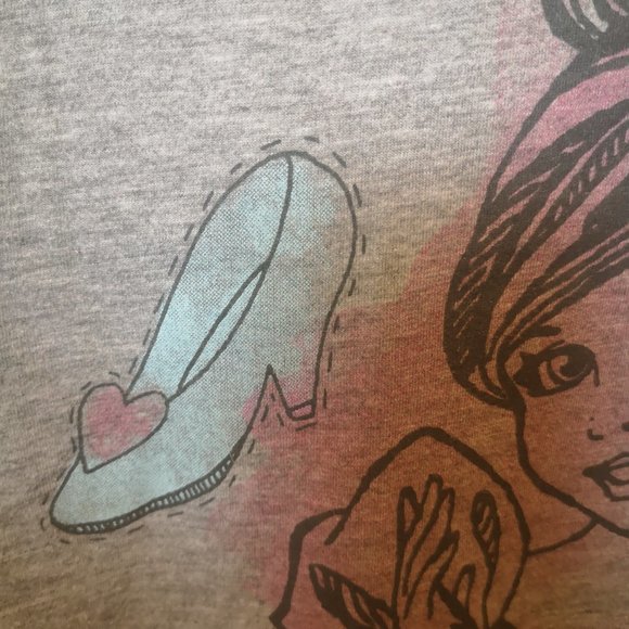 Disney Cinderella short sleeve gray t-shirt - Picture 3 of 9